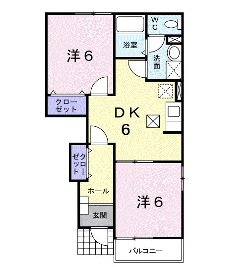 パルテール池田の間取り