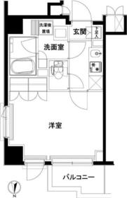 ルーブル木場・204号室の間取り