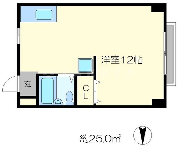 コーポ御前の間取り