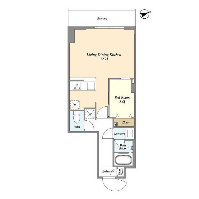 アルファコート亀戸2の間取り
