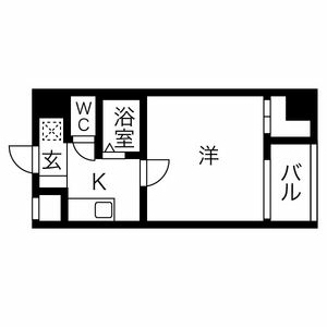 スカイコート文京湯島の間取り