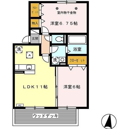 セジュールの間取り