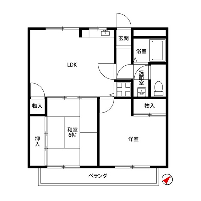 アヌシーパルの間取り