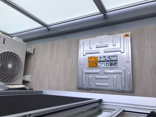 12/18 バルコニー