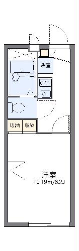 レオパレスプリマベーラの間取り