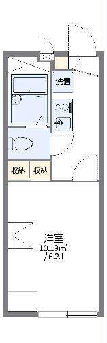 レオパレスキャッスル Y TⅡの間取り