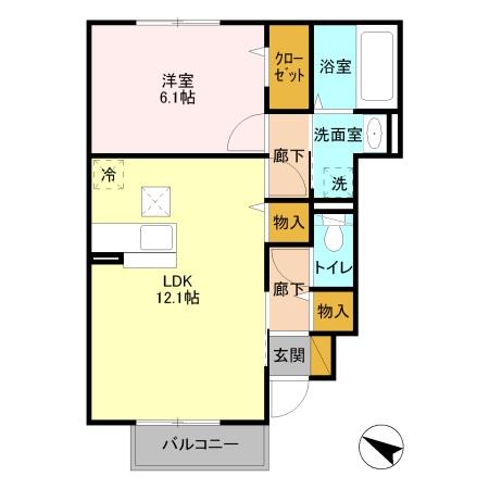 グラマードマレⅤの間取り