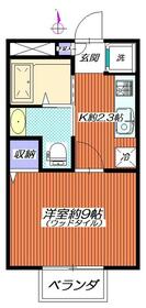 アビタシオンM堀ノ内A棟の間取り