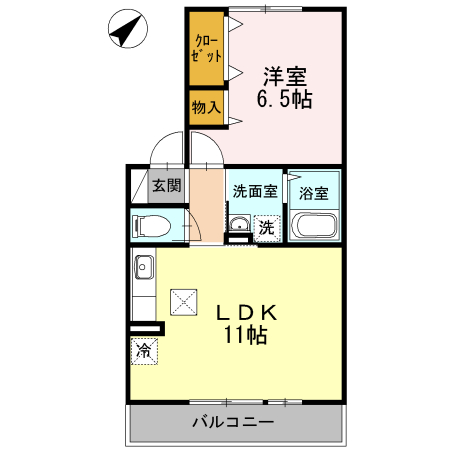 パストラルの間取り