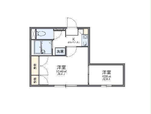 レオパレスカサベルデの間取り