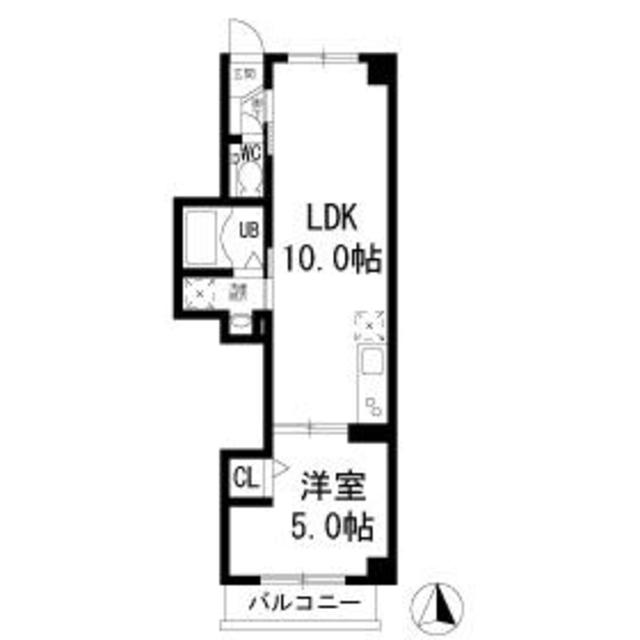 シナーラ上野毛の間取り