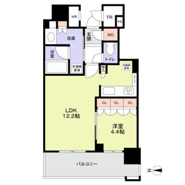 ブランズタワー梅田North 2103号の間取り