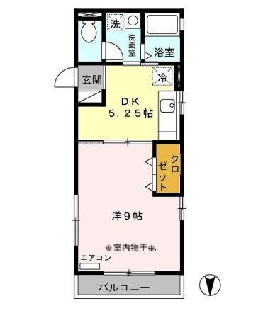 リヴェールコートの間取り