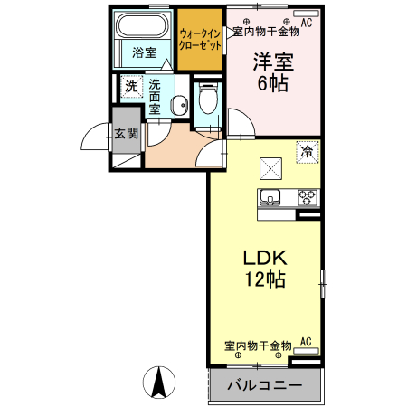 カーサフェリス B棟の間取り