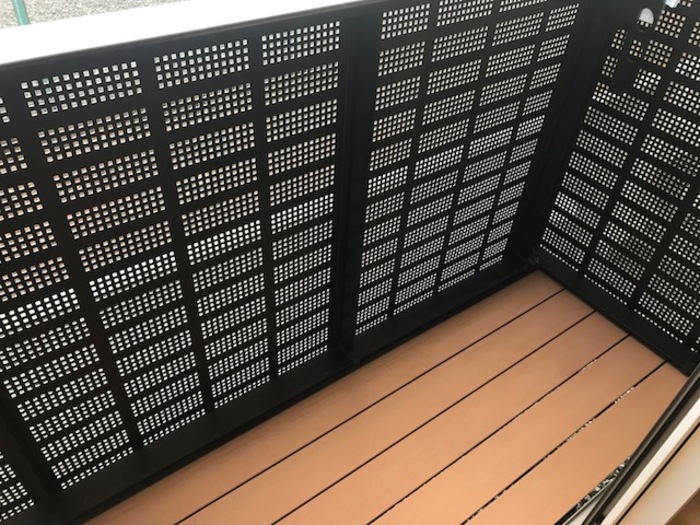 12/21 バルコニー