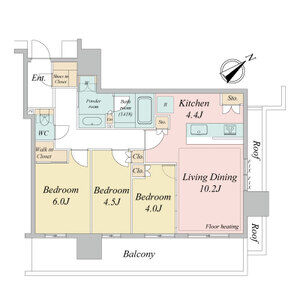 NAGOYA the TOWER(ナゴヤザタワー)の間取り