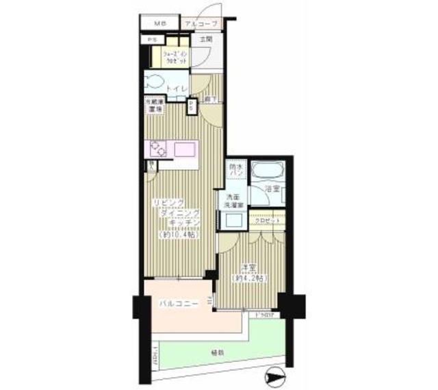 ジオ目黒の間取り