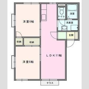 グランデールAの間取り