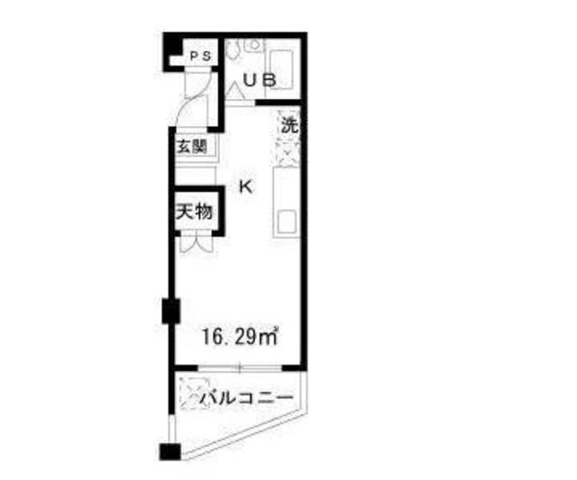 メゾンカタキリの間取り