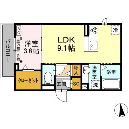 セリシールの間取り