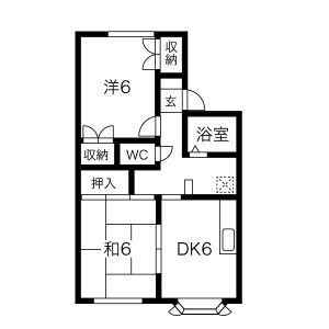 シャルマン扇の間取り