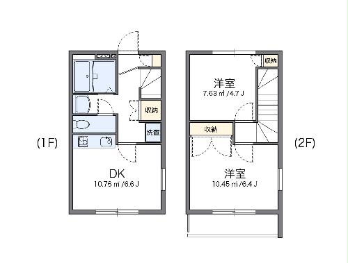レオパレスサナロAの間取り