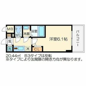 エスリード大阪シティノースの間取り