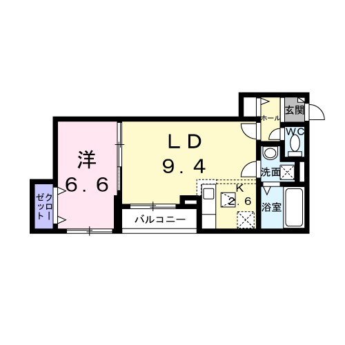 エスポワール立葉の間取り