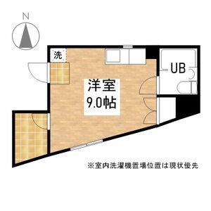 加藤コーポ新栄の間取り