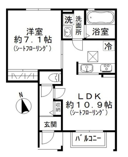 Auraの間取り