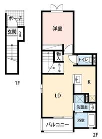 プロムナード貝塚公園2の間取り