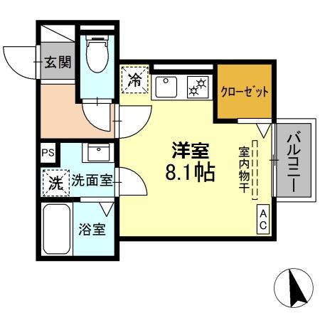 D-ROOM和地山の間取り