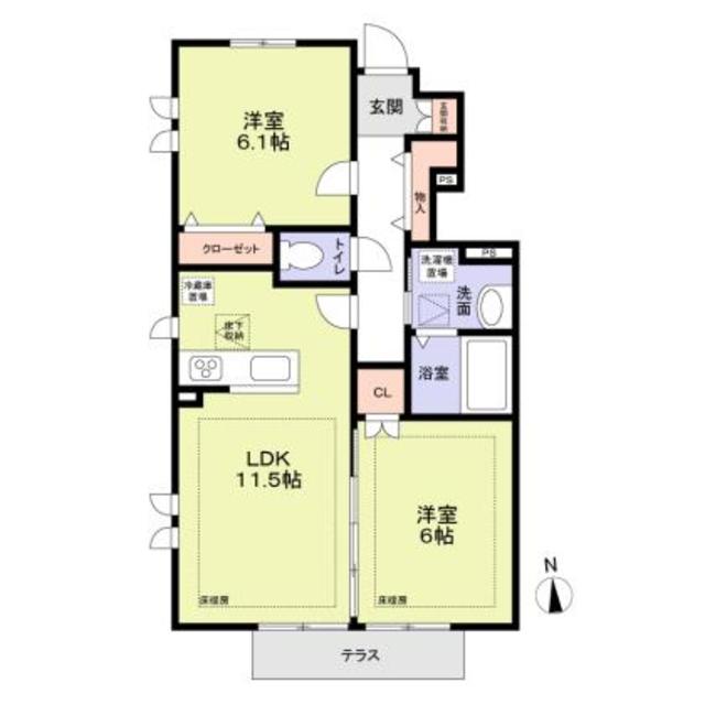 メゾンサクラの間取り