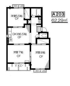 トリヴァンベール美船の間取り