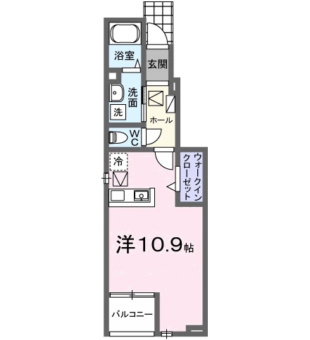 フラン Ⅰの間取り