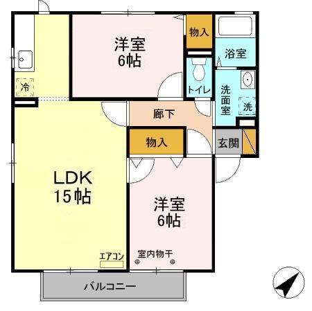 フルール・アルスの間取り