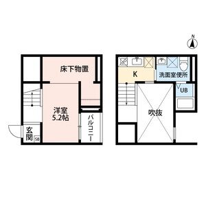 FONTANA TAKABATA(フォンターナの間取り