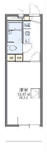 レオパレス油ヶ渕の間取り