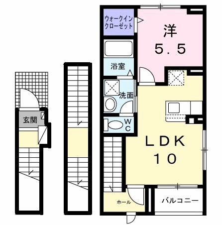 クリアネスM Ⅰの間取り