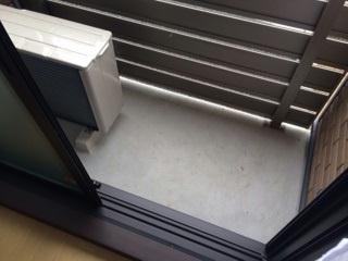 10/14 バルコニー