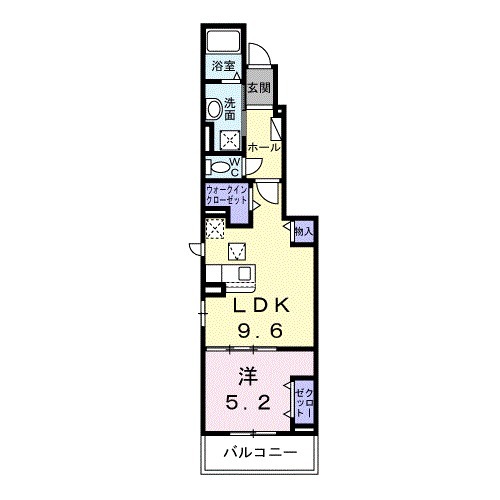 HOKULANI Aの間取り