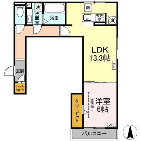 シェーヌアーブルの間取り