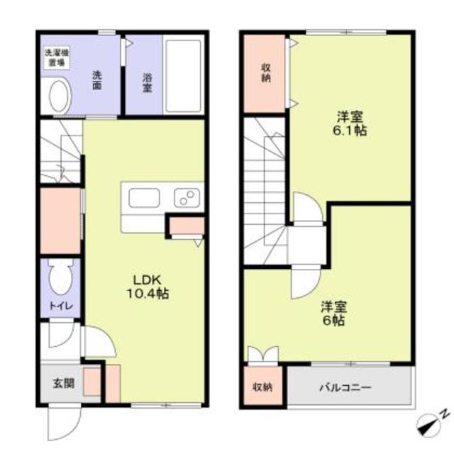 AQUAレジデンス大井町第15の間取り