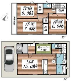 クレイドルガーデン川口市峯第11 1号棟の間取り