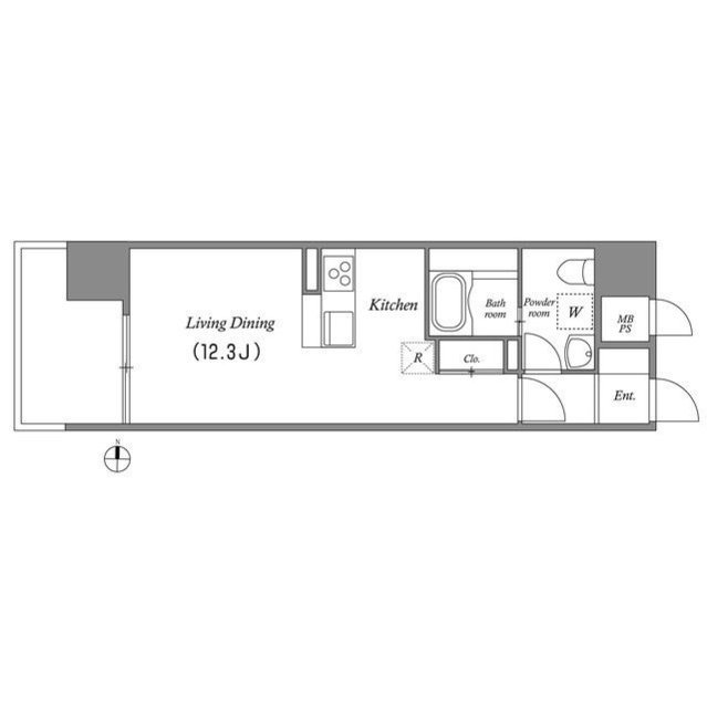 Gramercy Shirakawa Koenの間取り