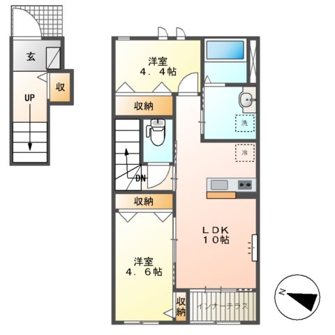 プレシャスの間取り