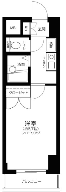 メインステージ西麻布の間取り