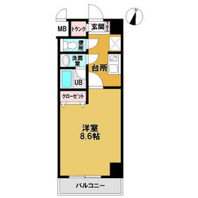 ナンカイパート1の間取り