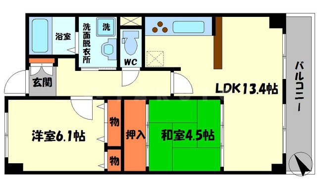 さくら館の間取り