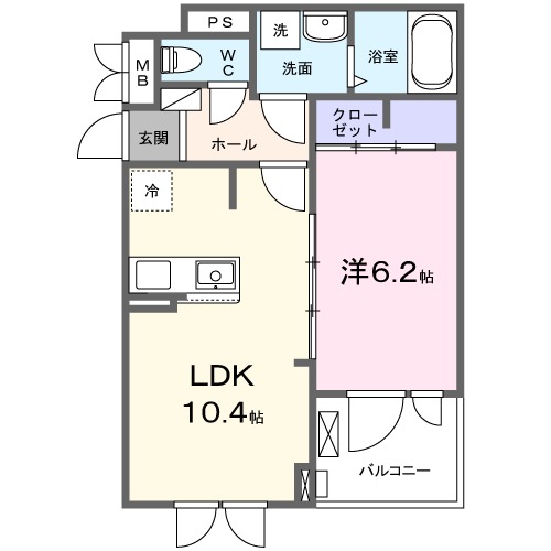 ベルリッチⅡの間取り